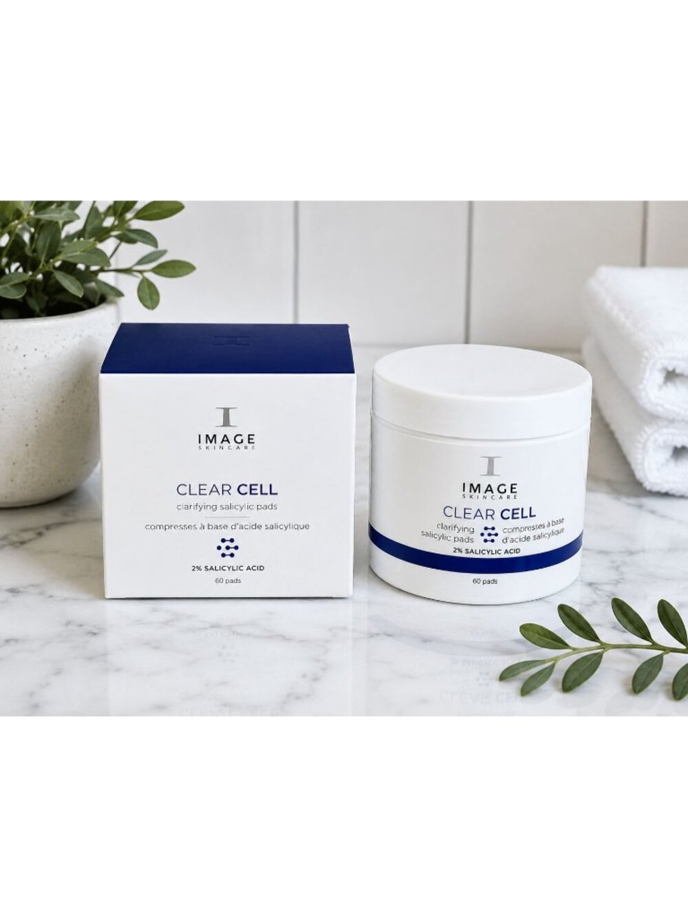 IMAGE Skincare Clear Cell Clarifying Salicylic Pads 2% 60 Pads Acne New in Box